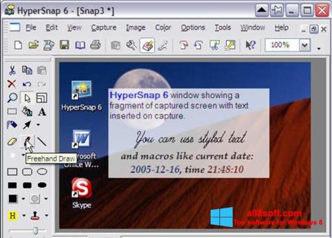 스크린 샷 HyperSnap Windows 8