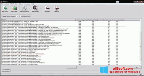 스크린 샷 MP3Gain Windows 8