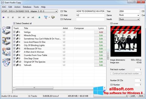 스크린 샷 Exact Audio Copy Windows 8