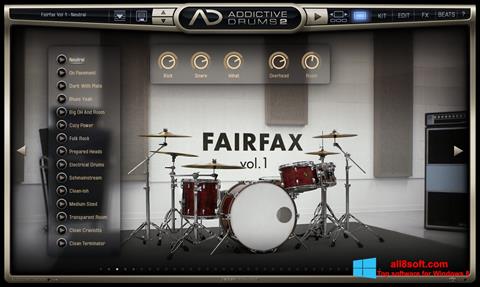 스크린 샷 Addictive Drums Windows 8