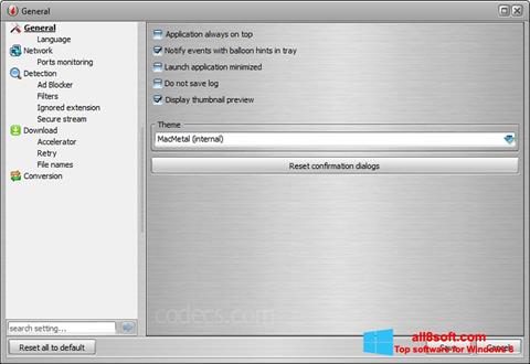 스크린 샷 VSO Downloader Windows 8