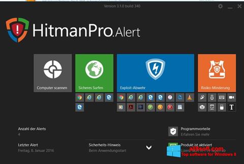 스크린 샷 HitmanPro Windows 8