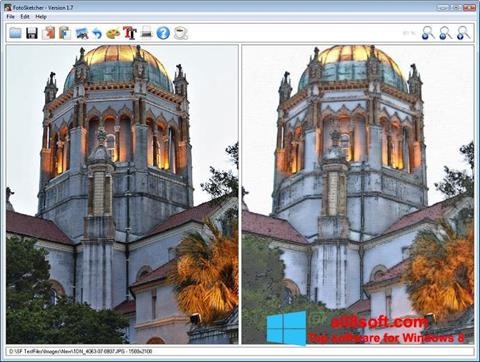 스크린 샷 FotoSketcher Windows 8