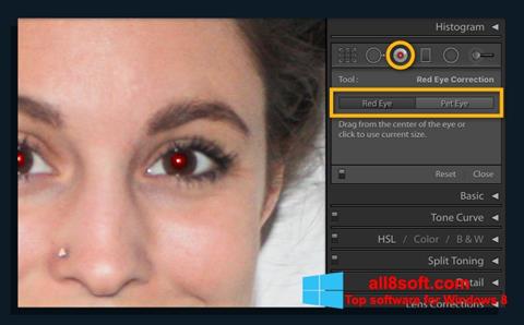 스크린 샷 Red Eye Remover Windows 8