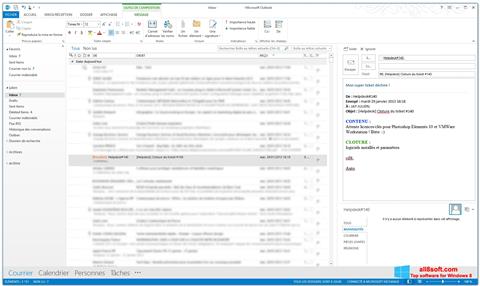 스크린 샷 Microsoft Outlook Windows 8