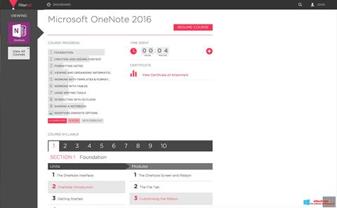 스크린 샷 Microsoft OneNote Windows 8