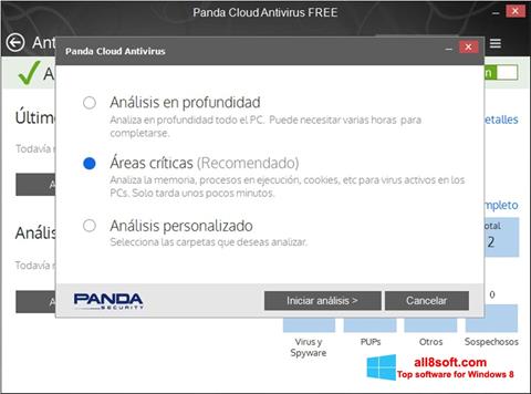 스크린 샷 Panda Cloud Windows 8