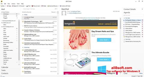 스크린 샷 eM Client Windows 8