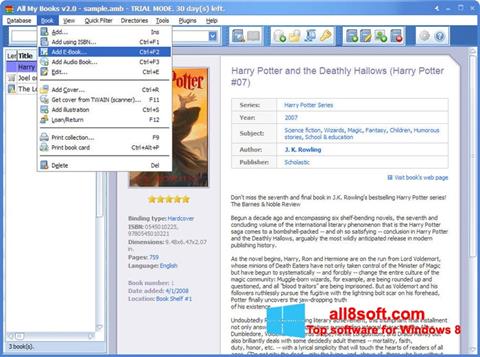 스크린 샷 All My Books Windows 8