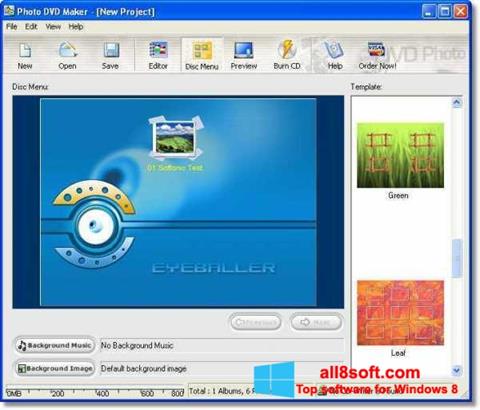 스크린 샷 DVD Maker Windows 8