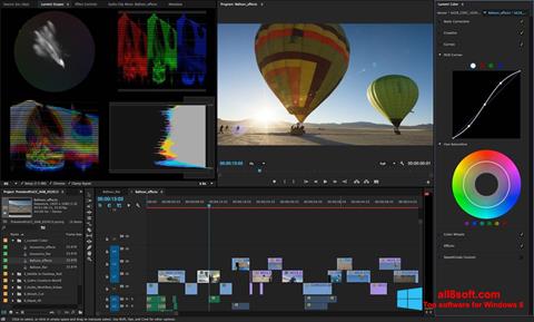 스크린 샷 Adobe Premiere Pro Windows 8