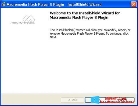 스크린 샷 Macromedia Flash Player Windows 8