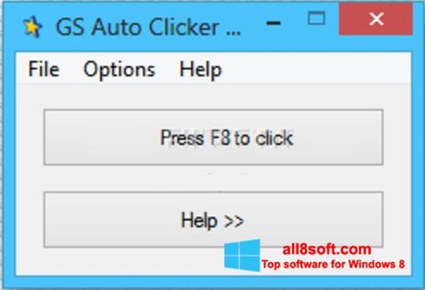 스크린 샷 GS Auto Clicker Windows 8
