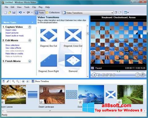 스크린 샷 Windows Movie Maker Windows 8