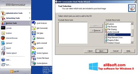 스크린 샷 ERD Commander Windows 8