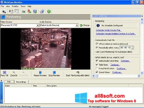 스크린 샷 WebCam Monitor Windows 8
