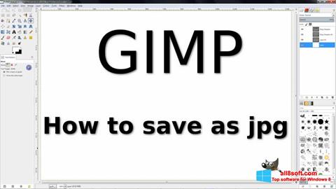 스크린 샷 GIMP Windows 8