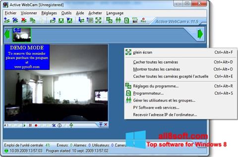 스크린 샷 Active WebCam Windows 8