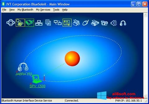 스크린 샷 BlueSoleil Windows 8