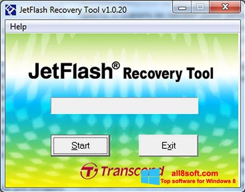 스크린 샷 JetFlash Recovery Tool Windows 8