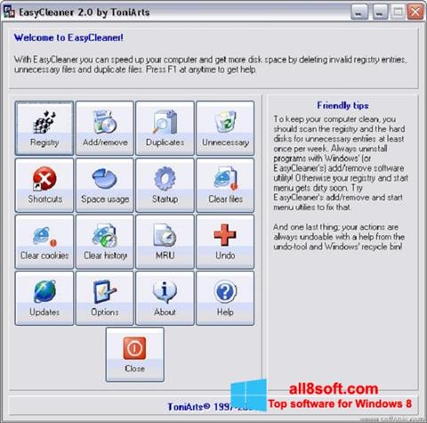 스크린 샷 EasyCleaner Windows 8
