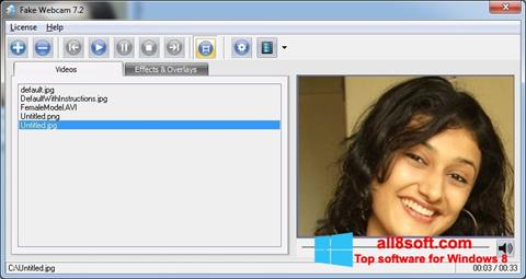 스크린 샷 Fake Webcam Windows 8