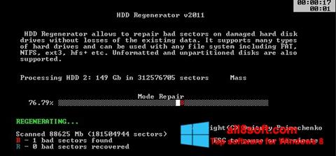 스크린 샷 HDD Regenerator Windows 8