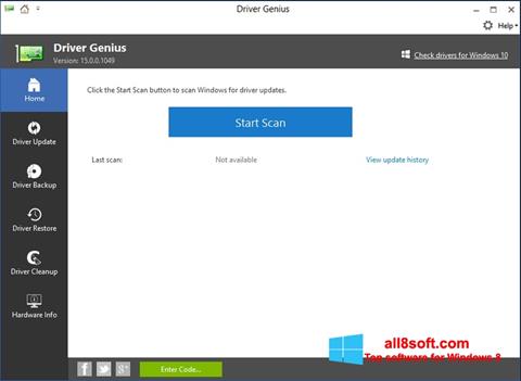 스크린 샷 DriverScanner Windows 8