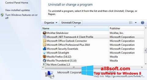 스크린 샷 Microsoft .NET Framework Windows 8