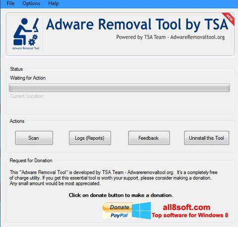 스크린 샷 Adware Removal Tool Windows 8